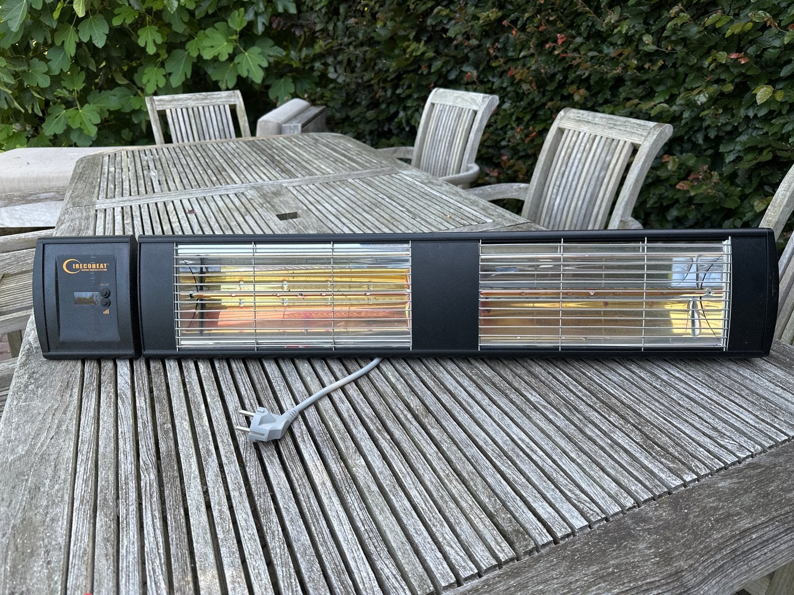 IrecOheat GSS30PLG Terrasverwarmer 3000W, Ophalen, Gebruikt, Minder dan 30 cm, Kachel