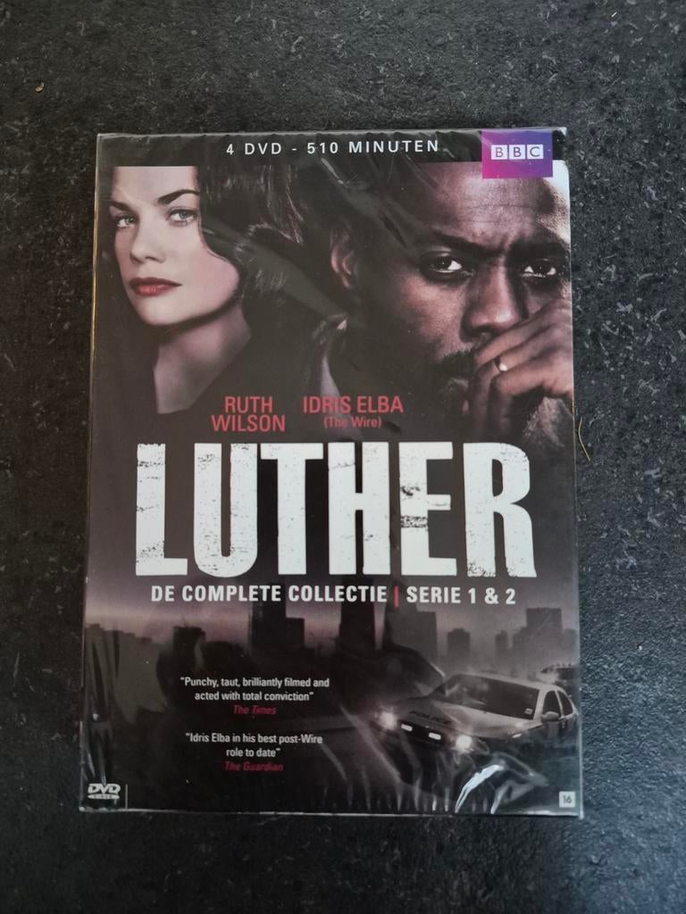 Luther - De Complete Collectie Serie 1 & 2 (4 DVD), Vanaf 16 jaar, Boxset, Ophalen of Verzenden, Nieuw in verpakking