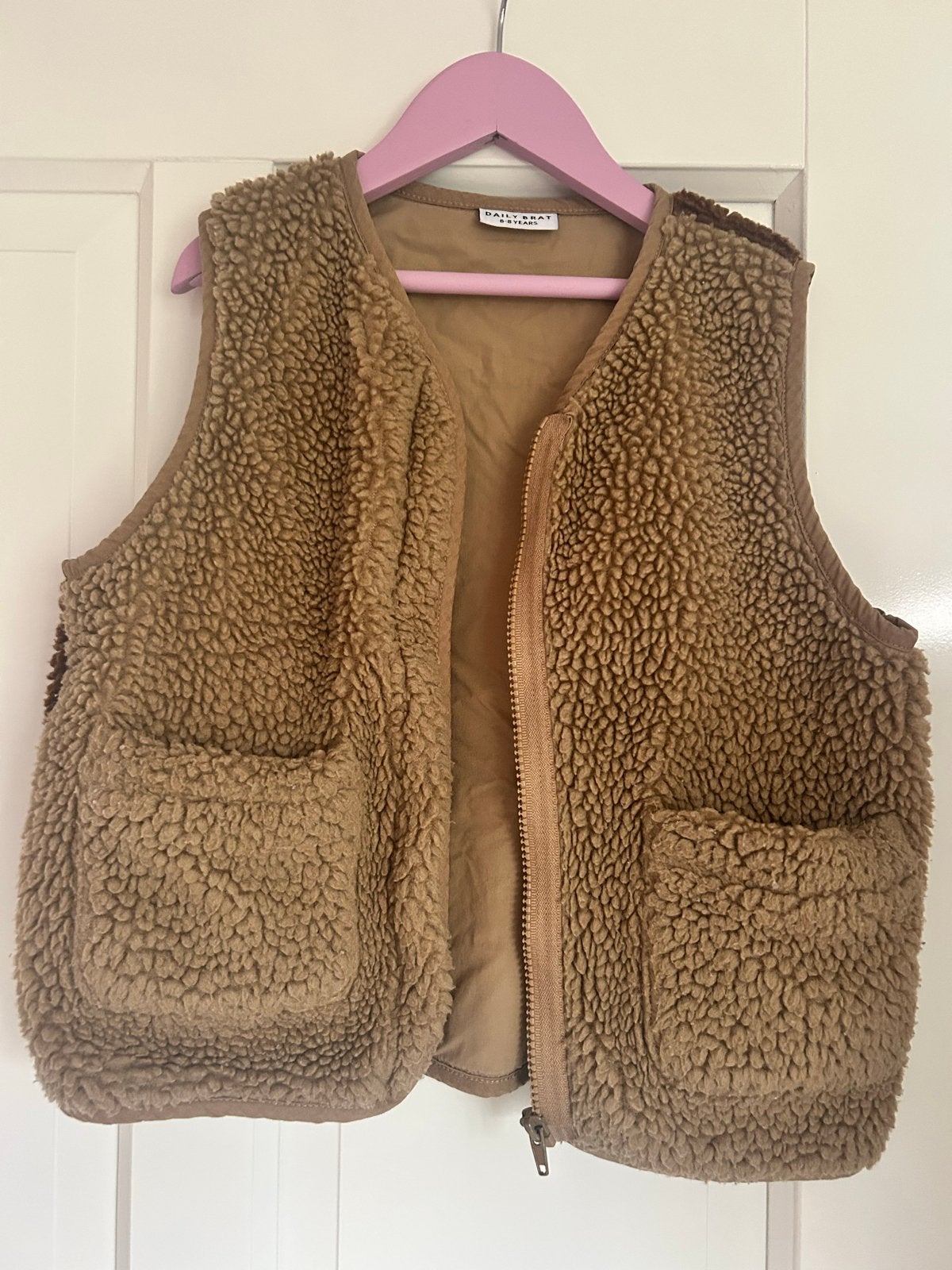 Daily Brat teddy bodywarmer maat 6-8, Ophalen of Verzenden, Gebruikt, Jongen of Meisje