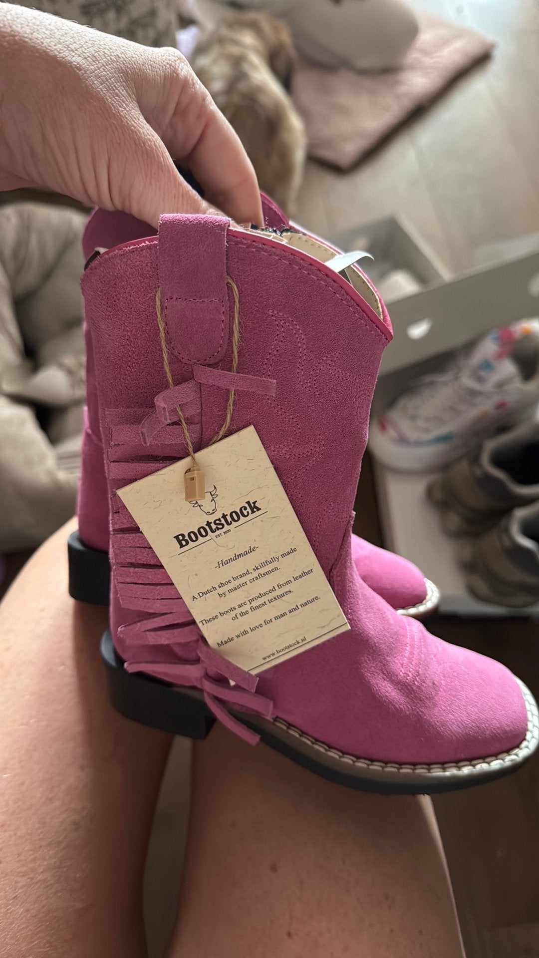 Bootstock laarsjes 23, Ophalen of Verzenden, Zo goed als nieuw, Meisje, Laarzen