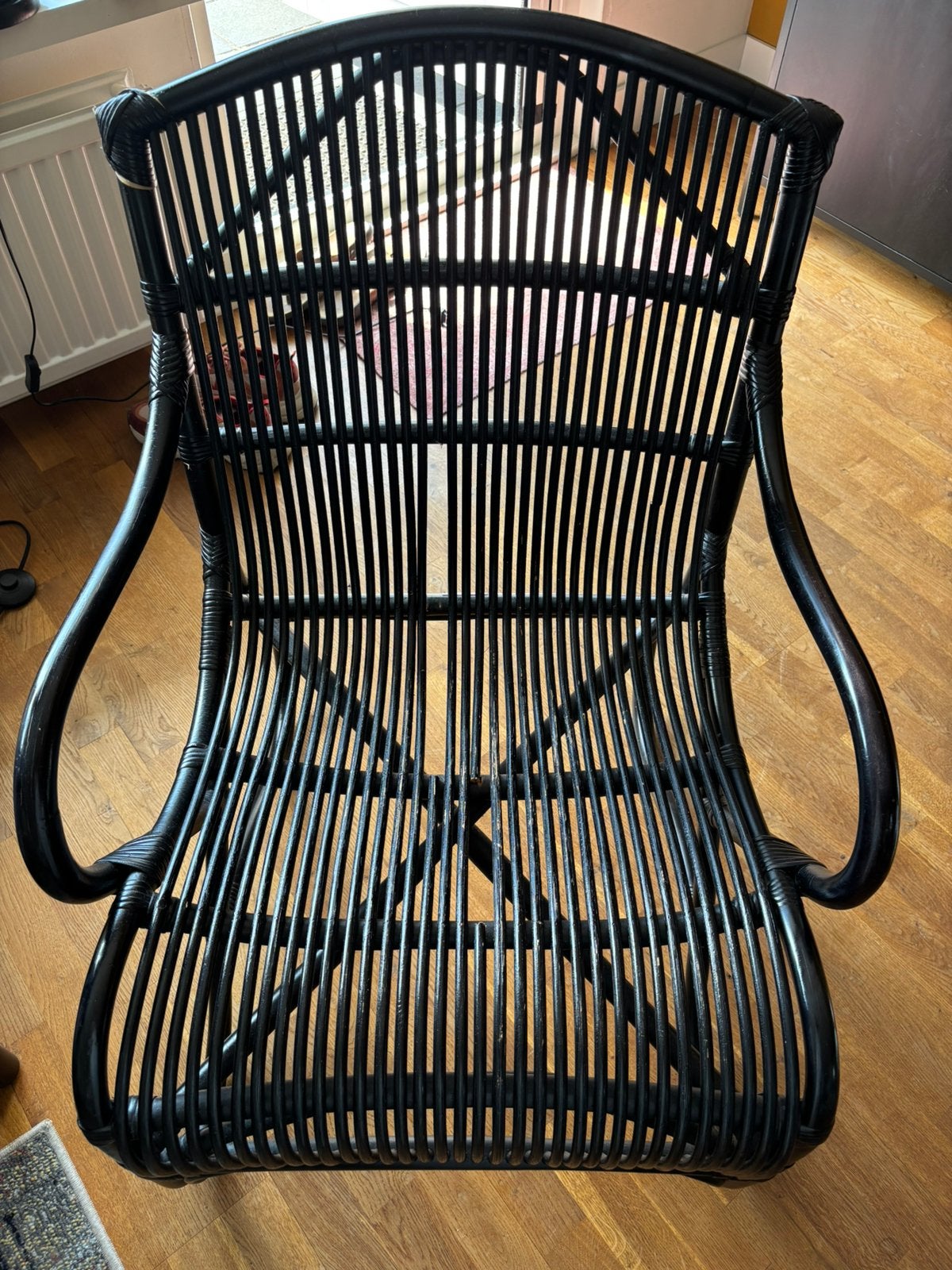 Vintage rotan stoel, Ophalen