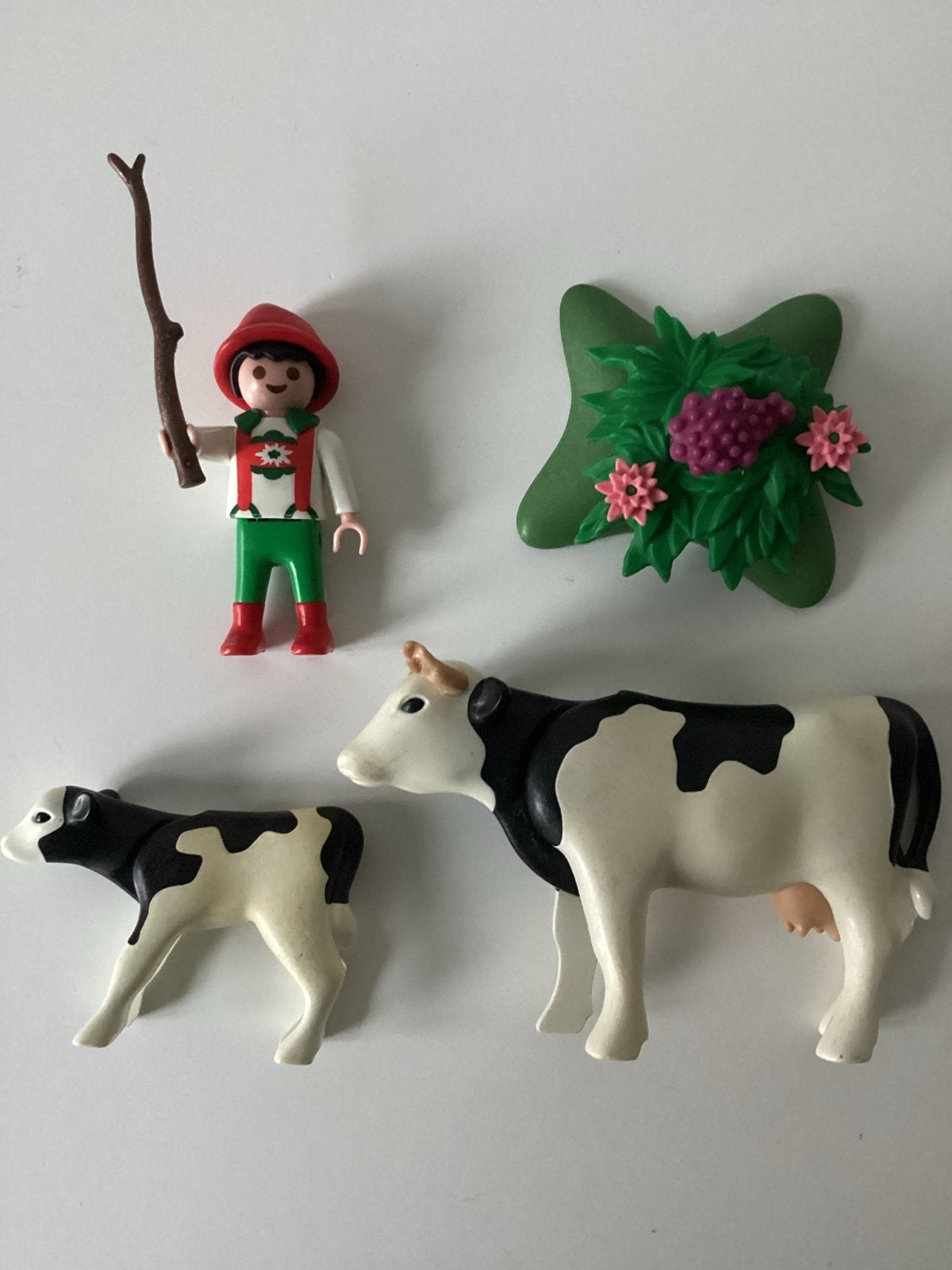 Playmobil Set 3077: Herder met koe en kalf, Kinderen en Baby's, Speelgoed | Playmobil, Gebruikt, Complete set, Ophalen of Verzenden