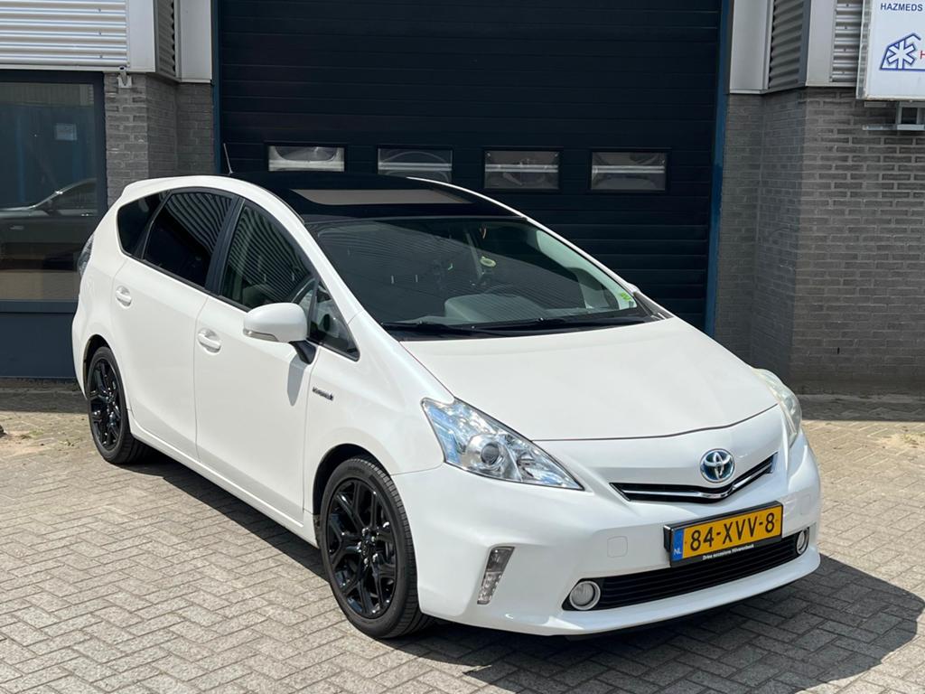 Toyota Prius Wagon 1.8 Full Hybrid 7 Persoons Automaat 2012, Euro 5, Stof, 4 cilinders, 7 stoelen