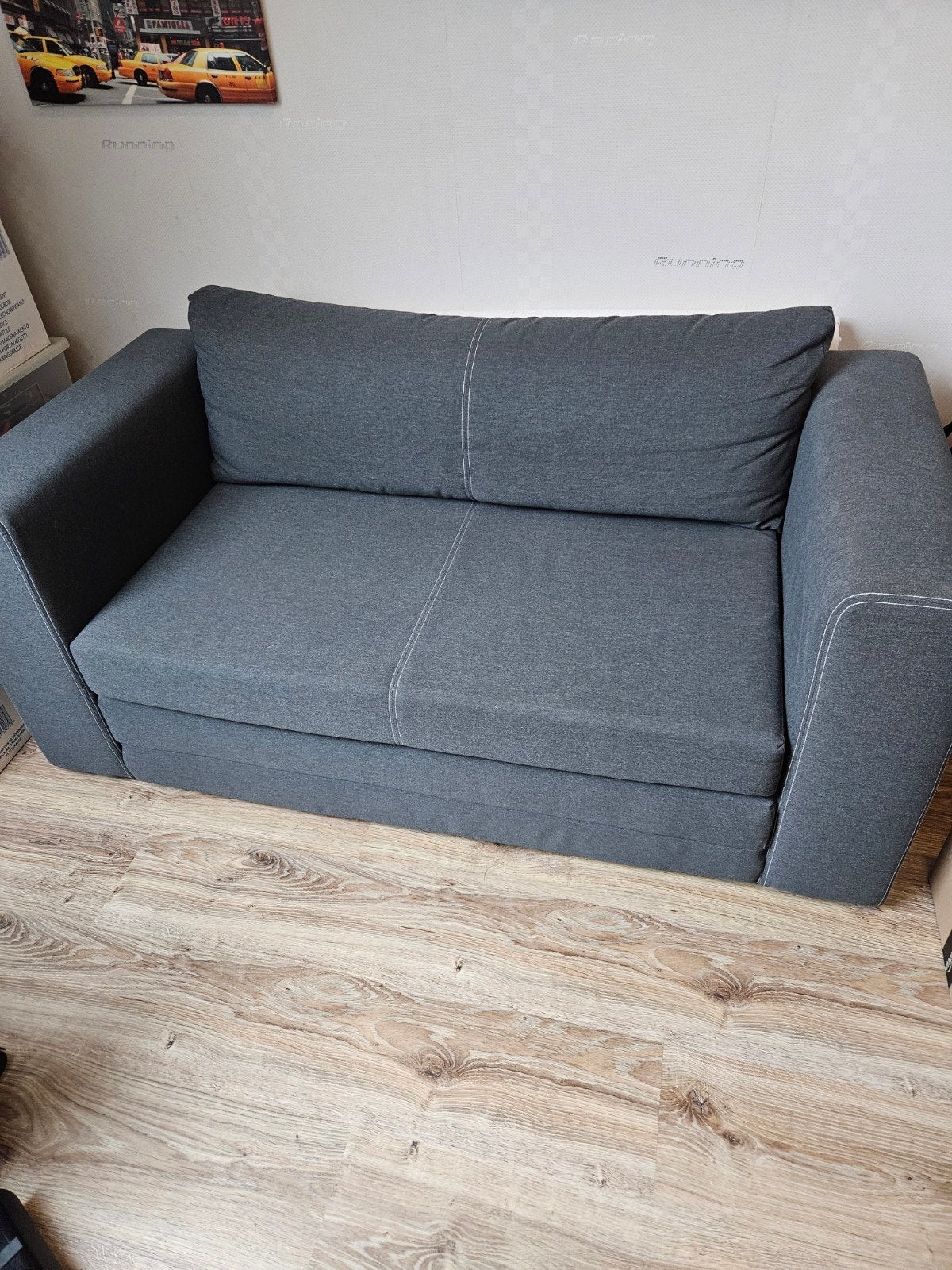 IKEA ASKEBY compacte 2-zits slaapbank, Huis en Inrichting, Banken | Bankstellen, Ophalen, 150 tot 200 cm, Tweepersoons, 75 tot 100 cm