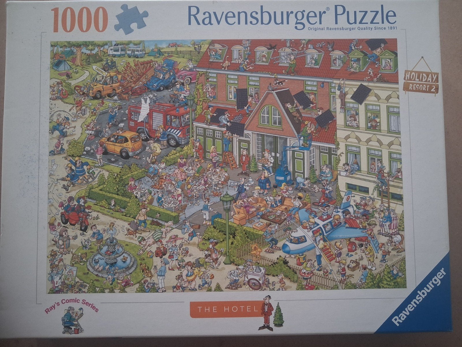 Ravensburger puzzel 1000stuks compleet, Ophalen of Verzenden, 500 t/m 1500 stukjes, Zo goed als nieuw