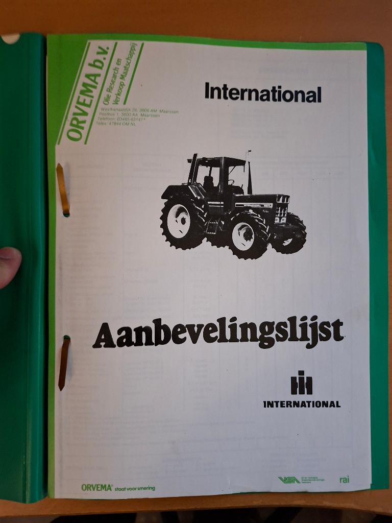 International aanbevelingslijst, Ophalen of Verzenden, Gelezen, Tractor en Landbouw