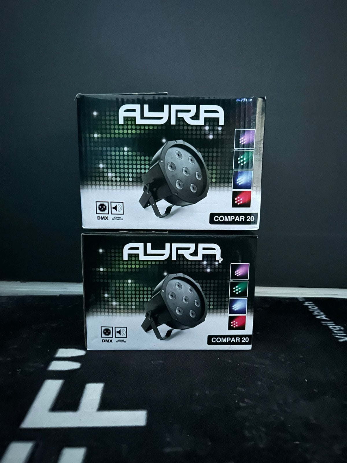 2x Ayra Compar 20, Ophalen, Nieuw, Licht, Geluidgestuurd