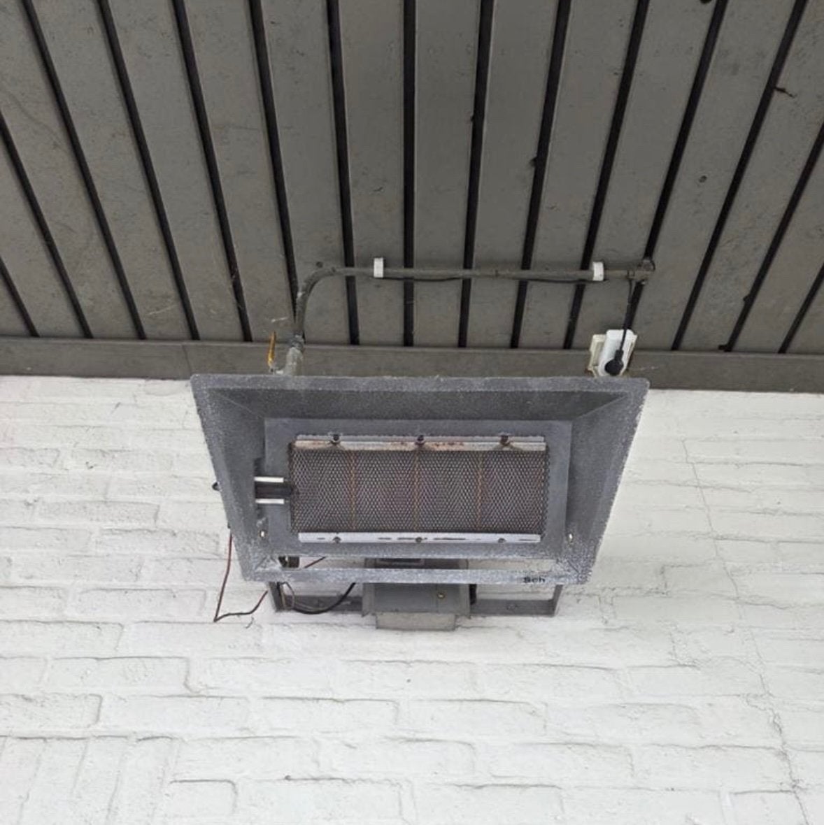 Set van 3 krachtige terrasheaters gas – terrasSchwank 7A, Ophalen, Gebruikt, Gas, Wand