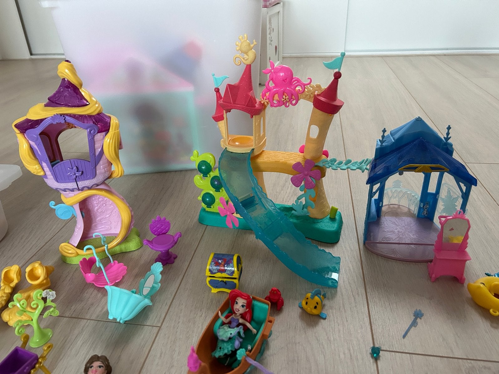 Disney Prinsessen Speelset met Poppen en Accessoires, Ophalen of Verzenden, Gebruikt, Overige typen