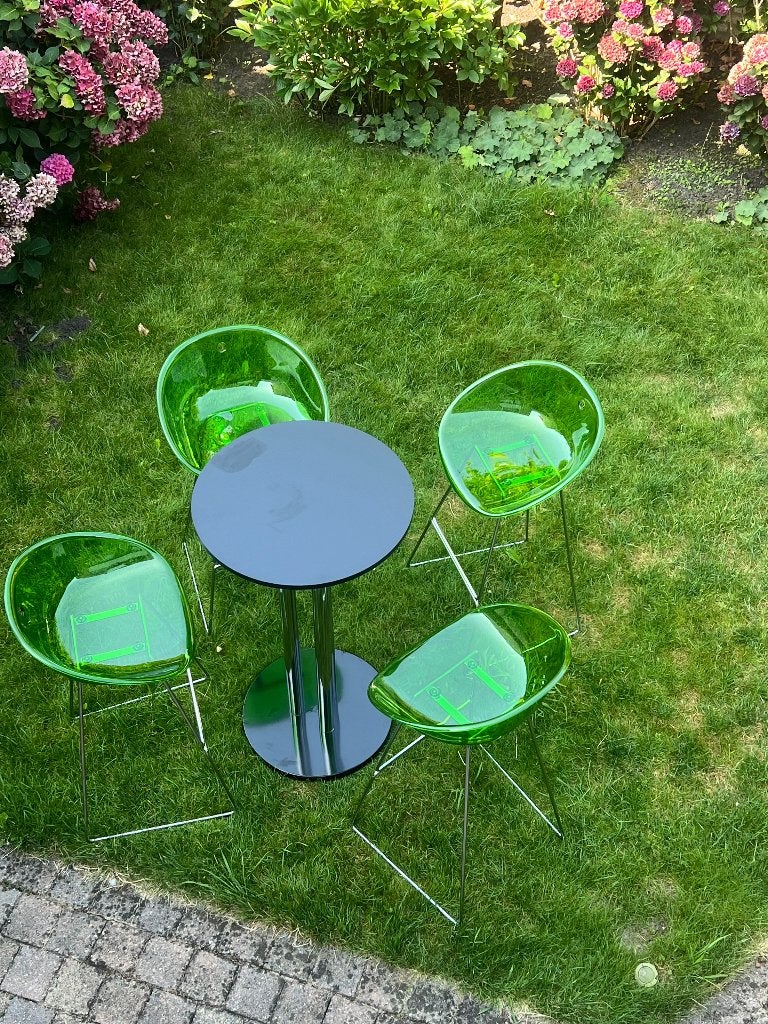Pedrali Gliss 906 design barset en bartafel, Ophalen, Gebruikt, Overige kleuren, Vier