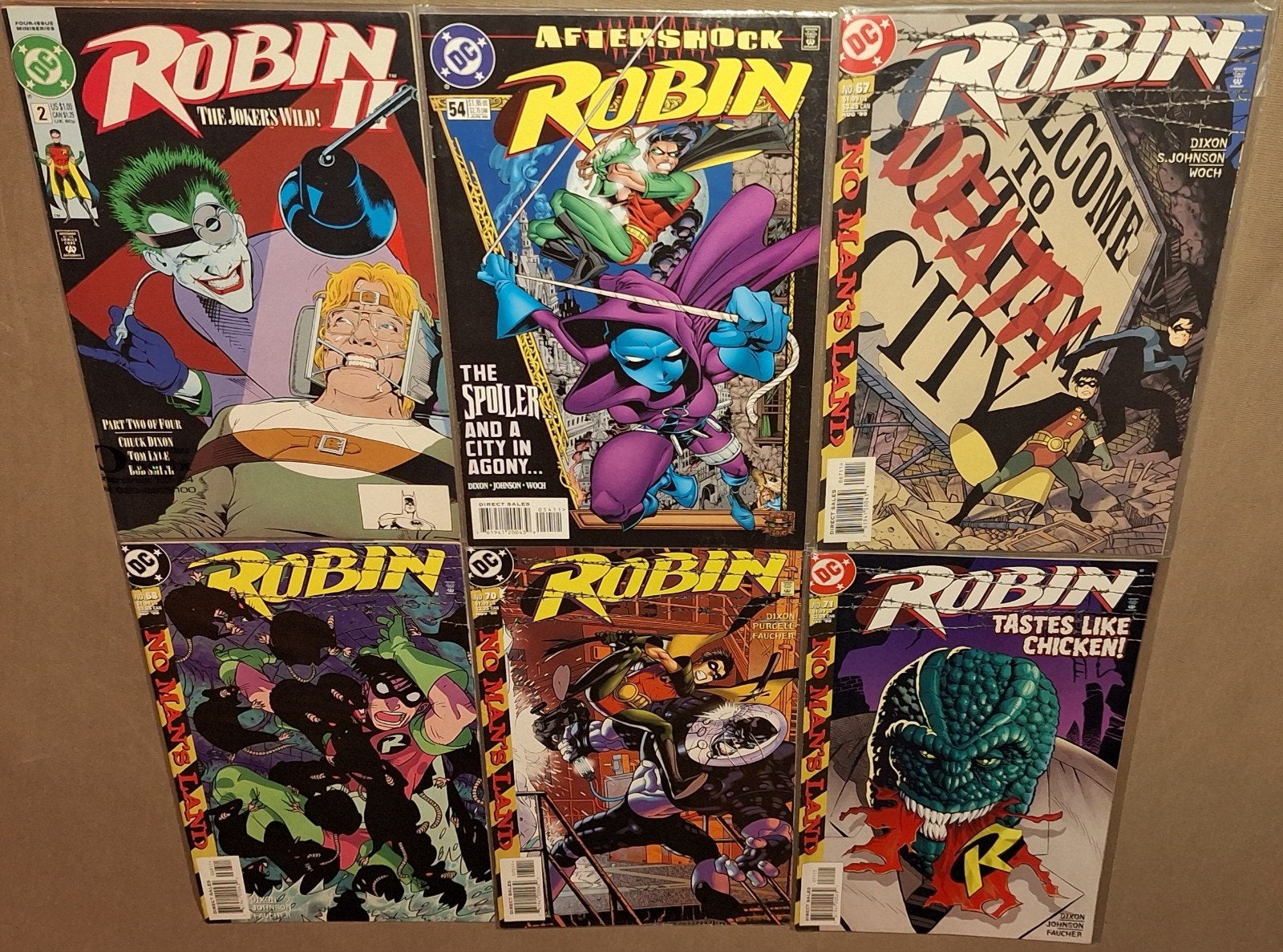 6x Robin • 2 54 67 68 70 71 • Batman, Verzenden, Amerika