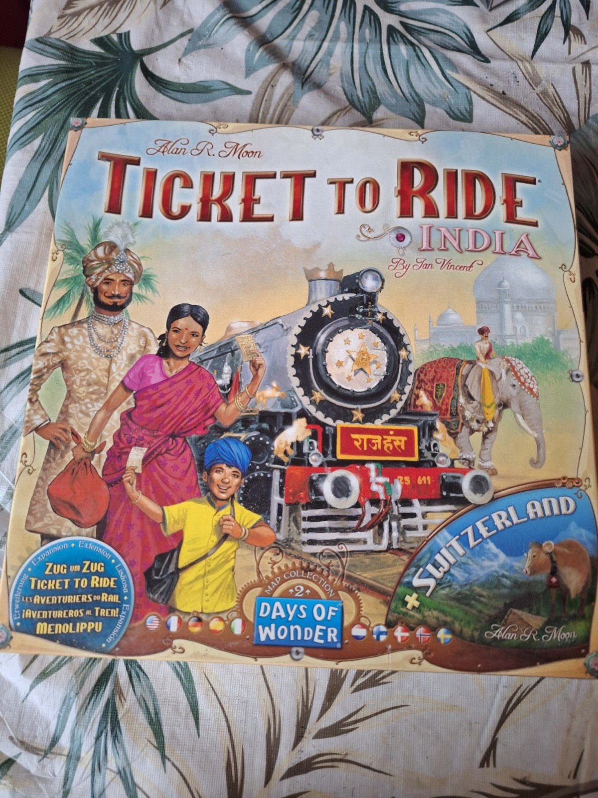 ticket to ride india + zwitzerland, Ophalen of Verzenden, Zo goed als nieuw, 999 Games