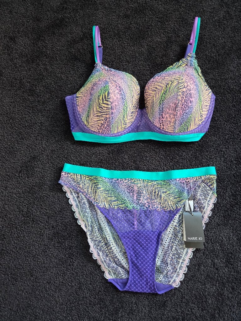 Marie Jo lingeriesetje 80E, Marie Jo, Verzenden, Meerkleurig, BH