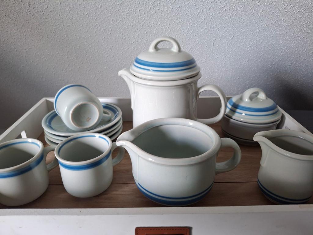 Vintage Colditz servies DDR jaren '70 - Koffie/Theeservies, Ophalen of Verzenden, Zo goed als nieuw, Overige stijlen, Kop(pen) en/of Schotel(s)