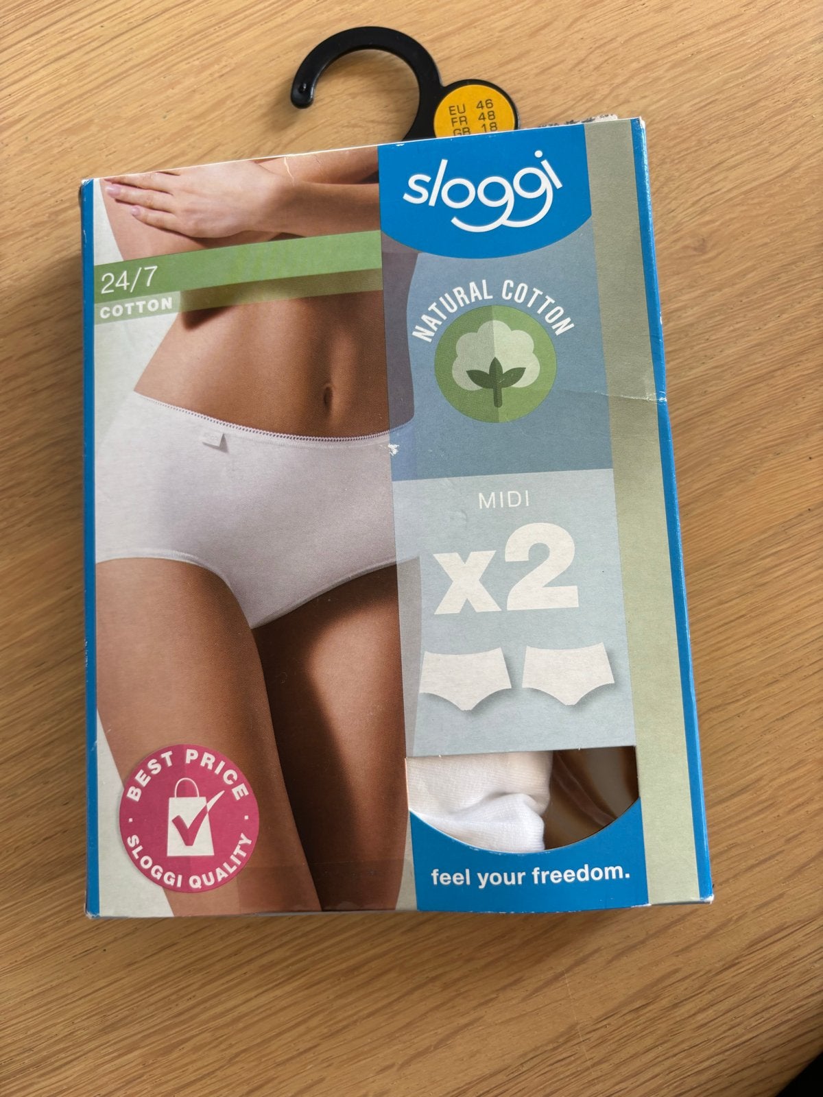 Sloggi 24/7 Cotton Midi Slips (2-pack), Ophalen of Verzenden, Wit, Slip