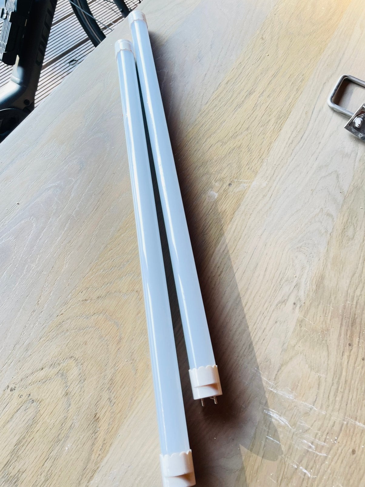 Led TL 60cm  2 x   10watt 3900K Frosted, Led-lamp, Gebruikt, Overige fittingen, Overige merken