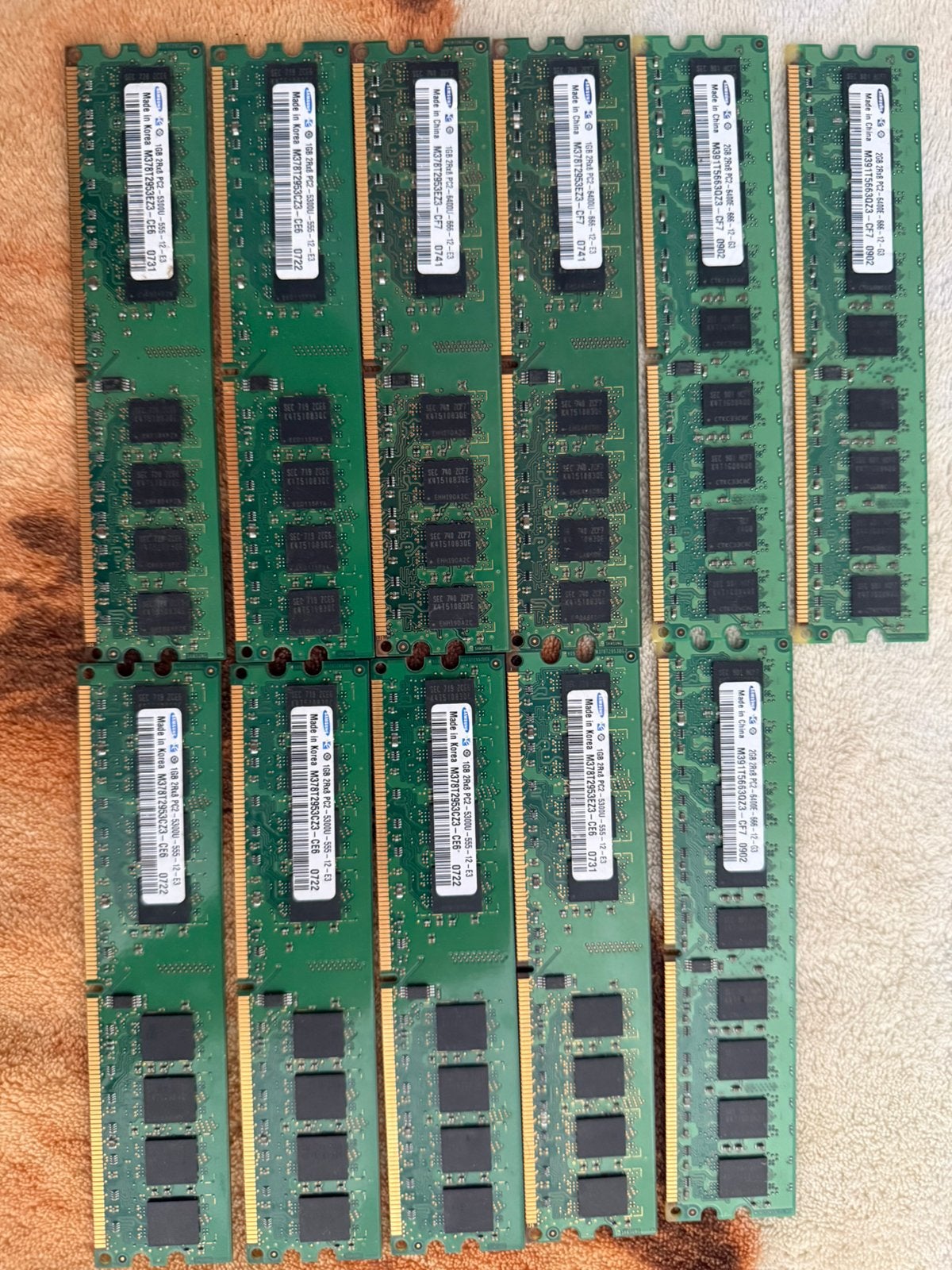 2rx8 pc2, Computers en Software, RAM geheugen, Ophalen of Verzenden, Zo goed als nieuw, DDR2, Desktop
