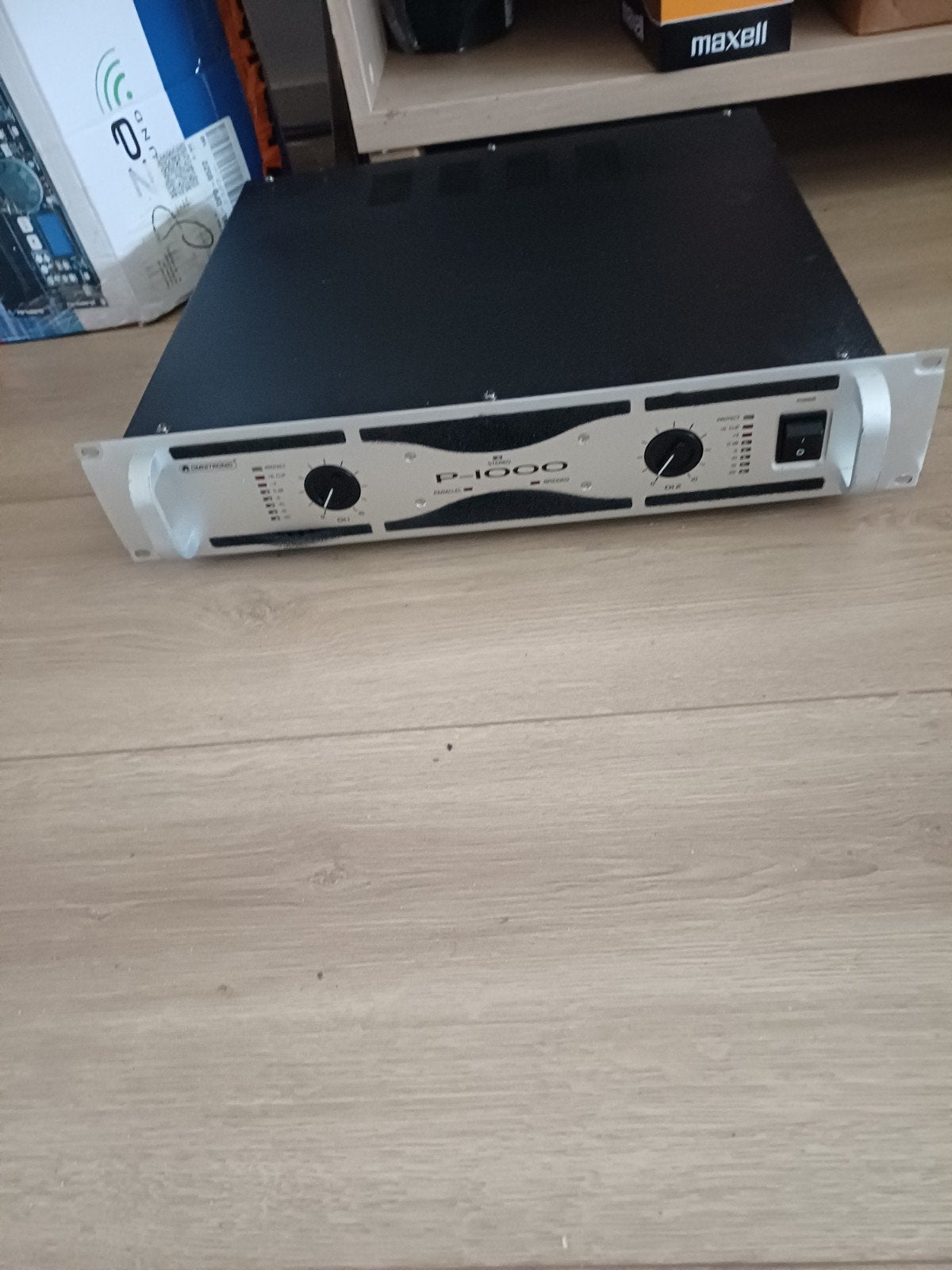 OMNITRONIC P1000 POWERAMP, Muziek en Instrumenten, Versterkers | Keyboard, Monitor en PA, Ophalen, Zo goed als nieuw, 500 tot 1000 watt