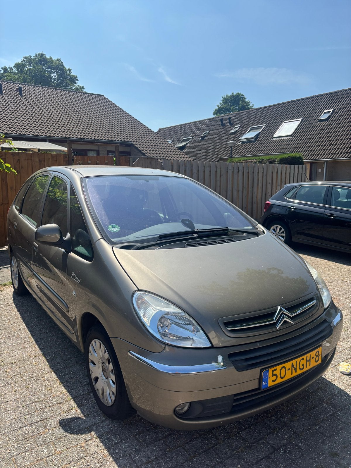Citroën Xsara 1.6 I 16V Picasso 2010 Bruin, Auto's, Citroën, Voorwielaandrijving, Airbags, Xsara, 4 cilinders