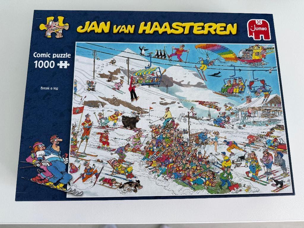 Jan van Haasteren 1000 stukjes Break a leg, Ophalen of Verzenden, 500 t/m 1500 stukjes, Zo goed als nieuw