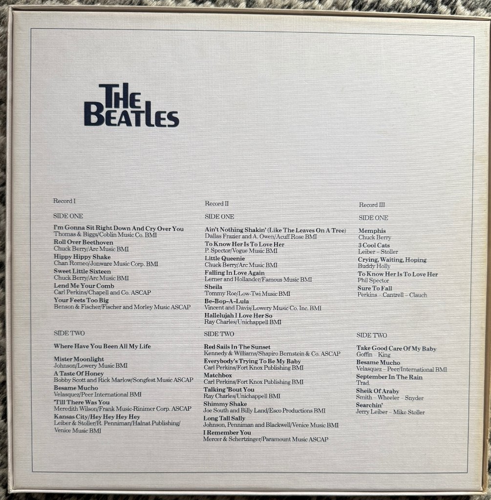 lp's The Beatles Three Records vinyl boxset, Ophalen, LP, Gebruikt, Pop