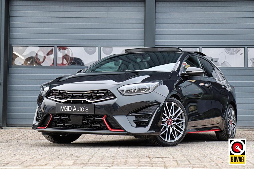 Kia ProCeed 1.6 T-GDi GT /PANODAK/MEMORY/VIRTUAL/STOEL+STUUR, 15 km/l, Gebruikt, 1591 cc, Zwart