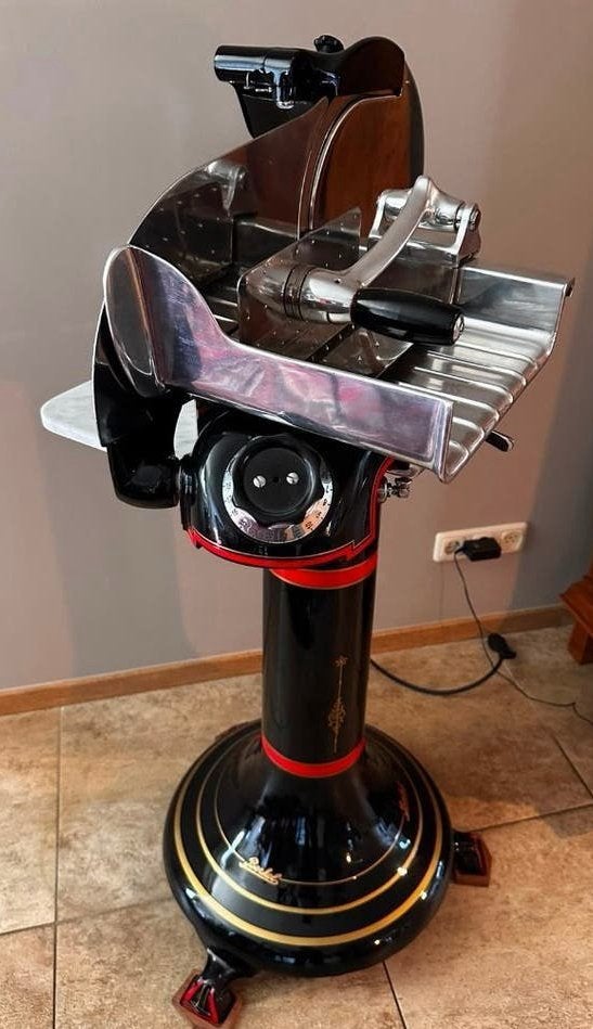 Unieke Berkel snijmachine Type 114 - Volledig gerestaureerd, Ophalen, Zo goed als nieuw, Zwart, Metaal