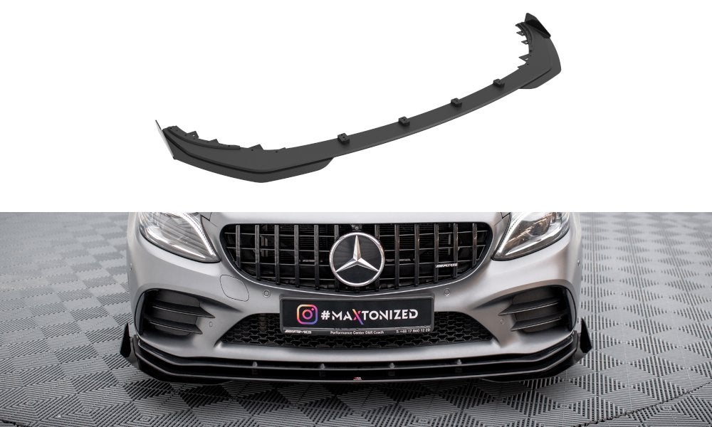 Race Voorlip diffuser sideskirts C43 AMG coupe 18-22, Ophalen of Verzenden