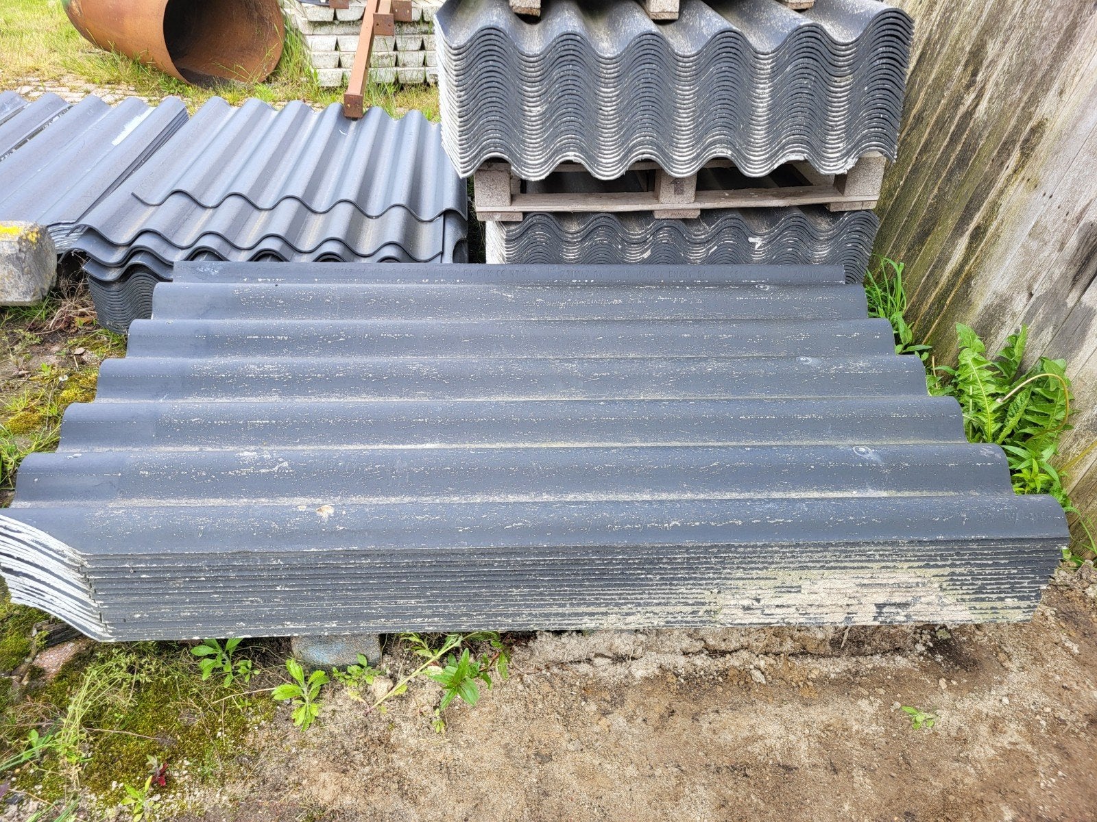Golfplaten - asbestvrije 151cm lang, Doe-het-zelf en Verbouw, Dakpannen en Dakbedekking, Ophalen, Overige materialen, Zwart, 15 m² of meer