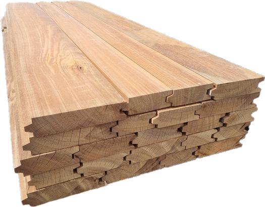 12.42 m2 Azobé hardhouten damwand 7 cm dik -nr: HP78