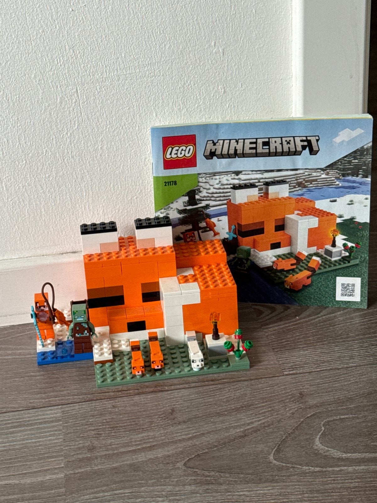 Minecraft lego vos, Compleet, Gebruikt, Overige thema's, Lego