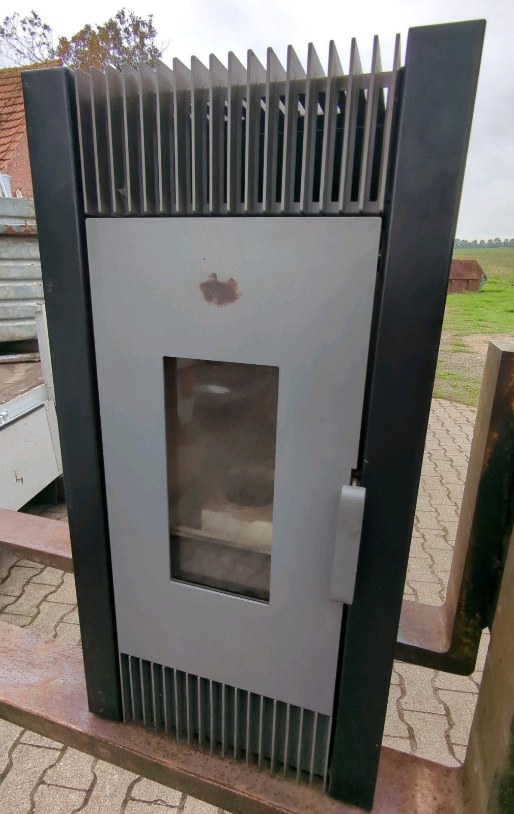 pelletkachel 7.5kw, Huis en Inrichting, Ophalen, Gebruikt, Vrijstaand, Pelletkachel