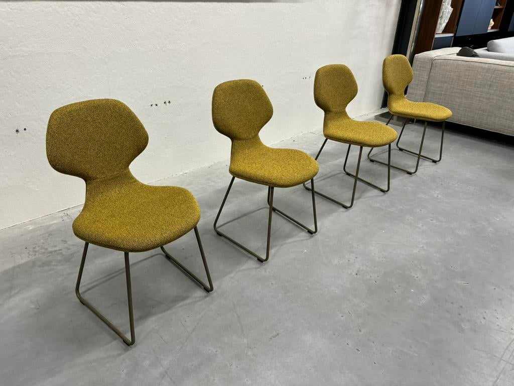 4 Nieuw Pode Chiba Padded eetkamerstoel Charm design stoel, Nieuw, Vier, Stof, Pode
