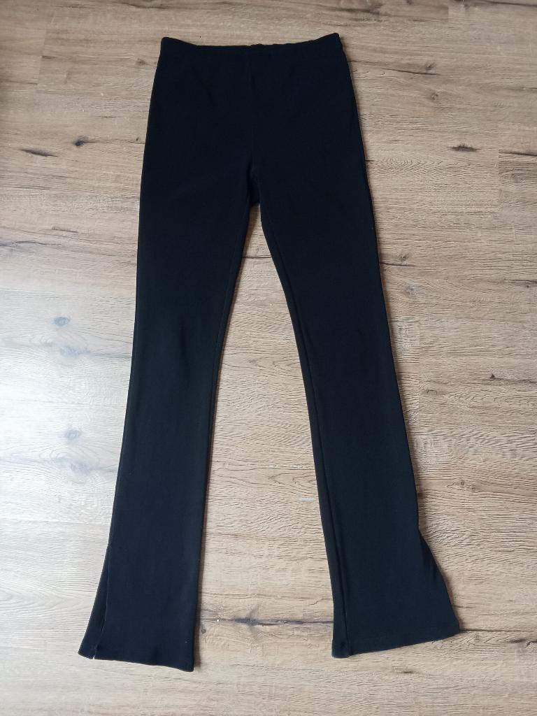 Broek costes met licht uitlopende pijpen (M), Maat 38/40 (M), Zwart, Ophalen of Verzenden, Zo goed als nieuw