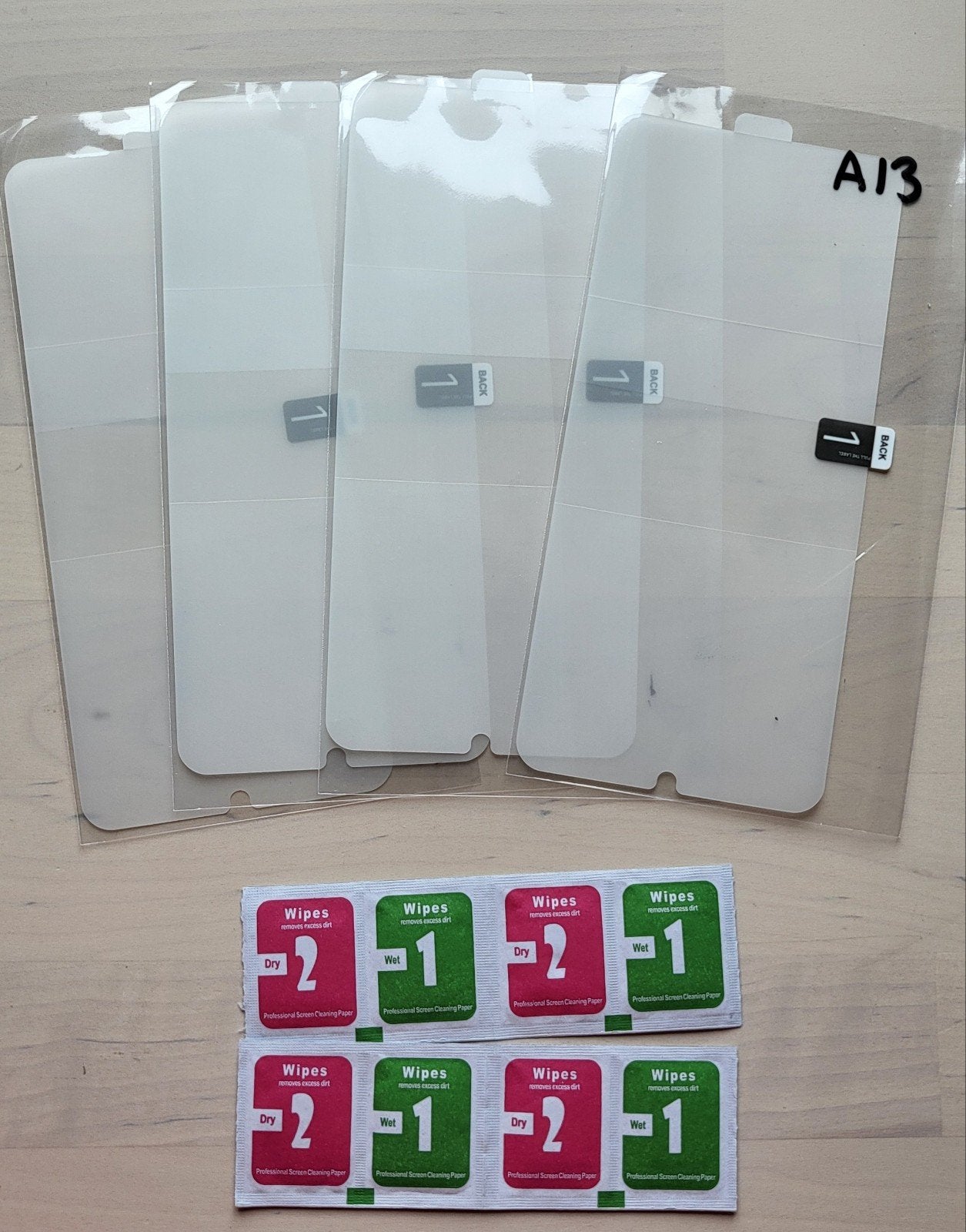 4x Screenprotector A13 samsung, Ophalen of Verzenden, Nieuw, Overige modellen, Screenprotector