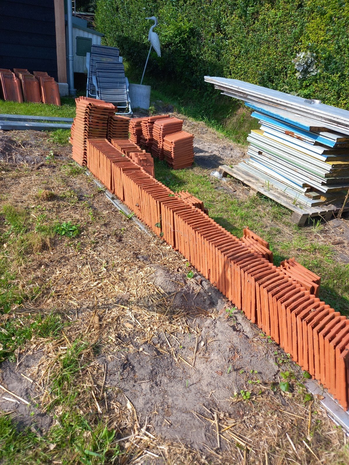 260 dakpannen. Tule du nord., Doe-het-zelf en Verbouw, Dakpannen en Dakbedekking, Ophalen, Steen of Klei, 15 m² of meer, Dakpannen