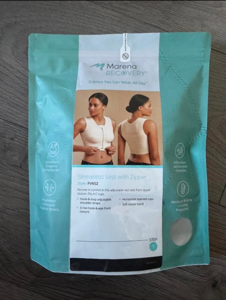 Marena recovery vest m borstvergroting / lift, Ophalen of Verzenden