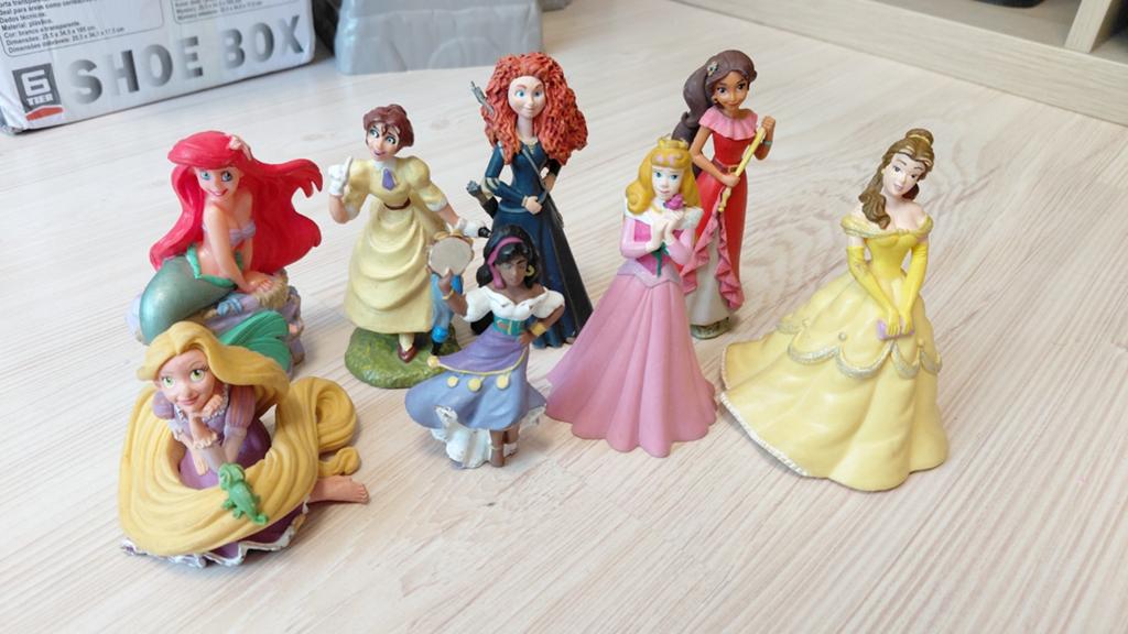 Prinsessen Disney poppetjes, Ophalen of Verzenden, Zo goed als nieuw