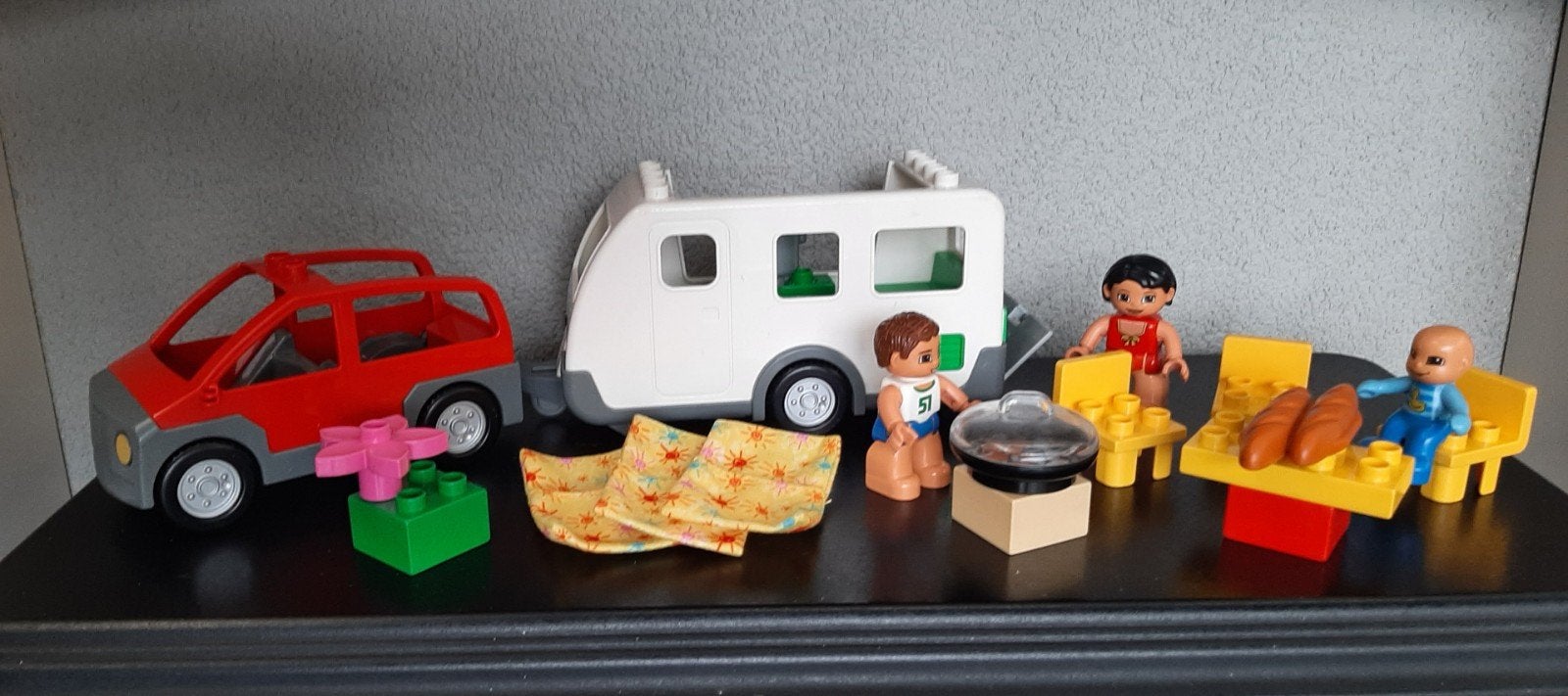 Duplo 5655, caravan, Overige thema's, Ophalen of Verzenden, Zo goed als nieuw, Compleet