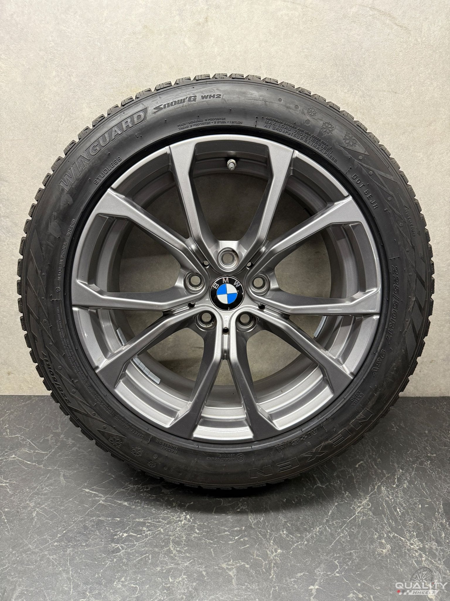 17” BMW 3/4 Serie G20 G21 G22 G23 2018+ demo Velgen + Banden, Gebruikt, -, -, Banden en Velgen