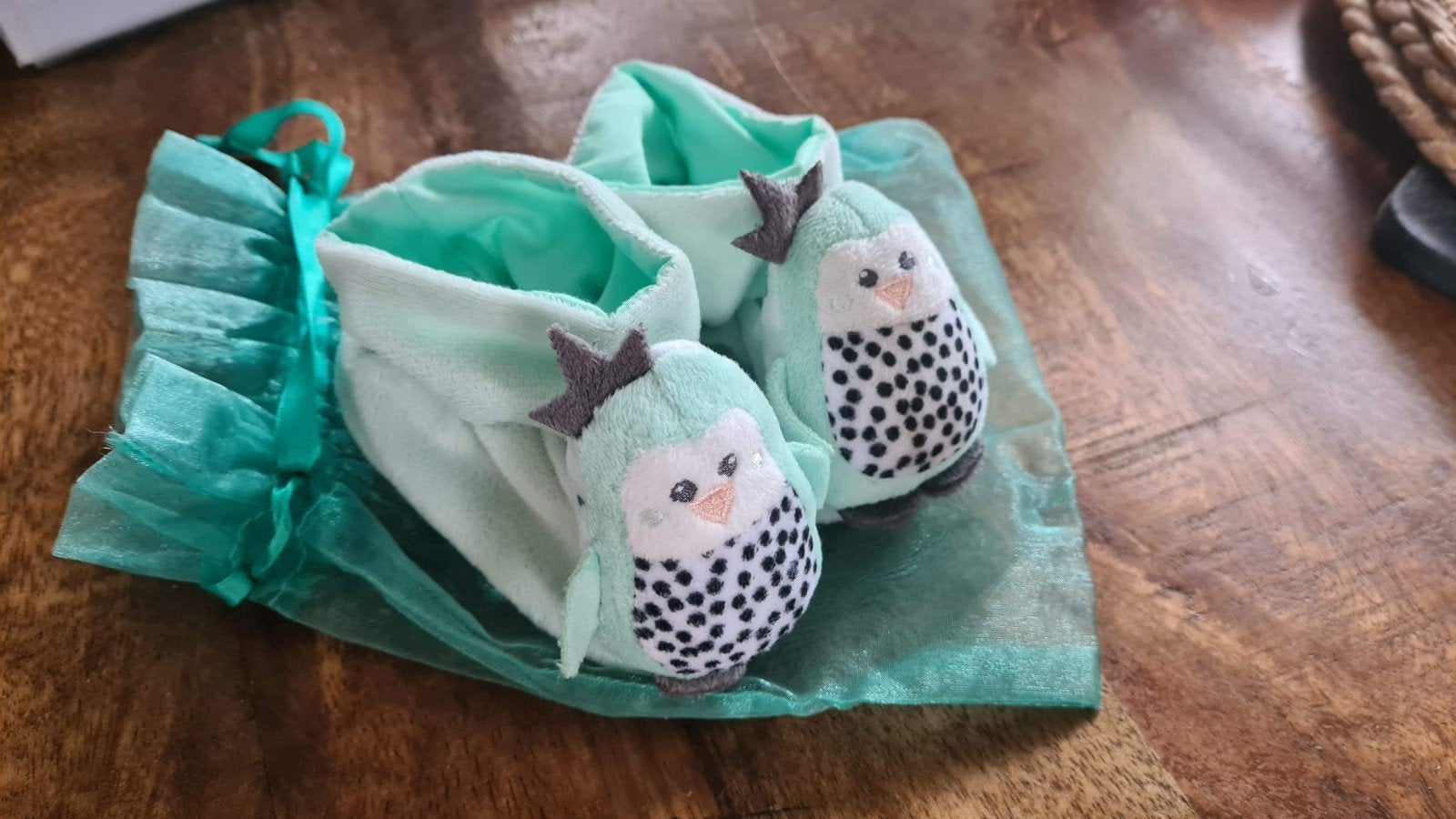 Tiamo Slofjes - Zachte Uil Slofjes voor Baby's, Kinderen en Baby's, Slofjes, Jongetje of Meisje, Zo goed als nieuw, Tiamo