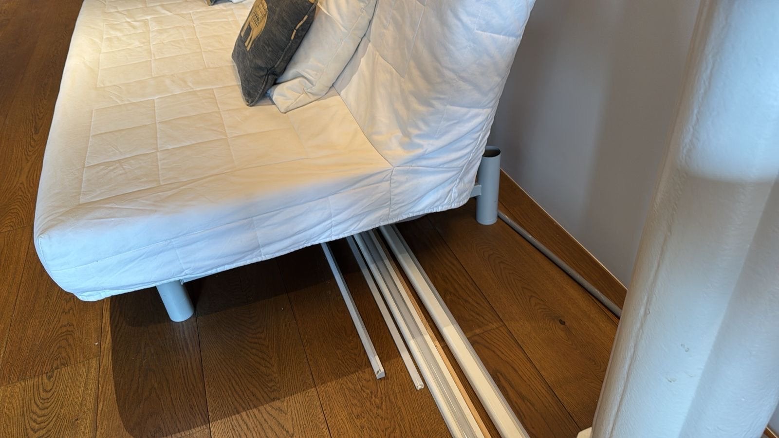 IKEA Beddinge slaapbank - Wit, Huis en Inrichting, Ophalen, Gebruikt, 100 tot 125 cm, Tweepersoons