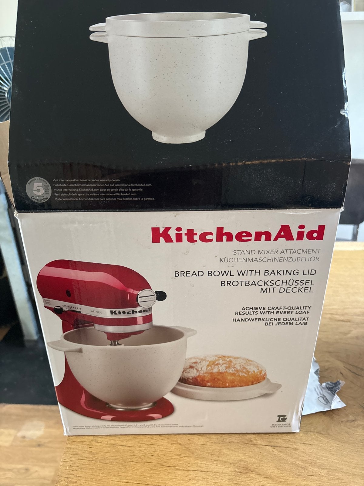 KitchenAid Broodbakschaal met Deksel - Keramiek, Overige typen, Zo goed als nieuw, Steen/keramiek, Ophalen