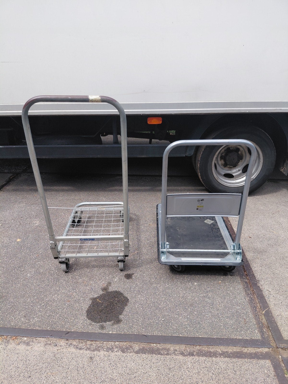 Plateau wagen, 100 liter of meer, Ophalen, Zo goed als nieuw, Transportkar
