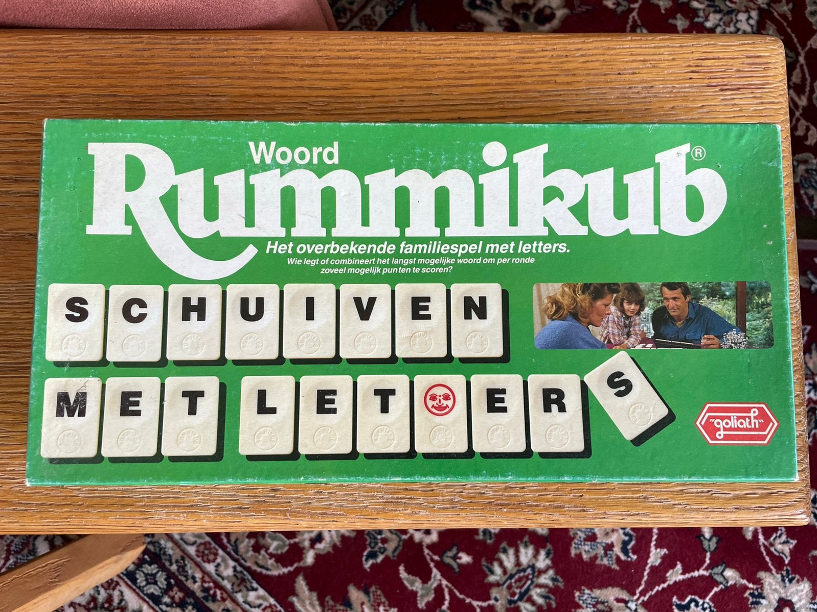 Rummikub groot lettertype, Ophalen