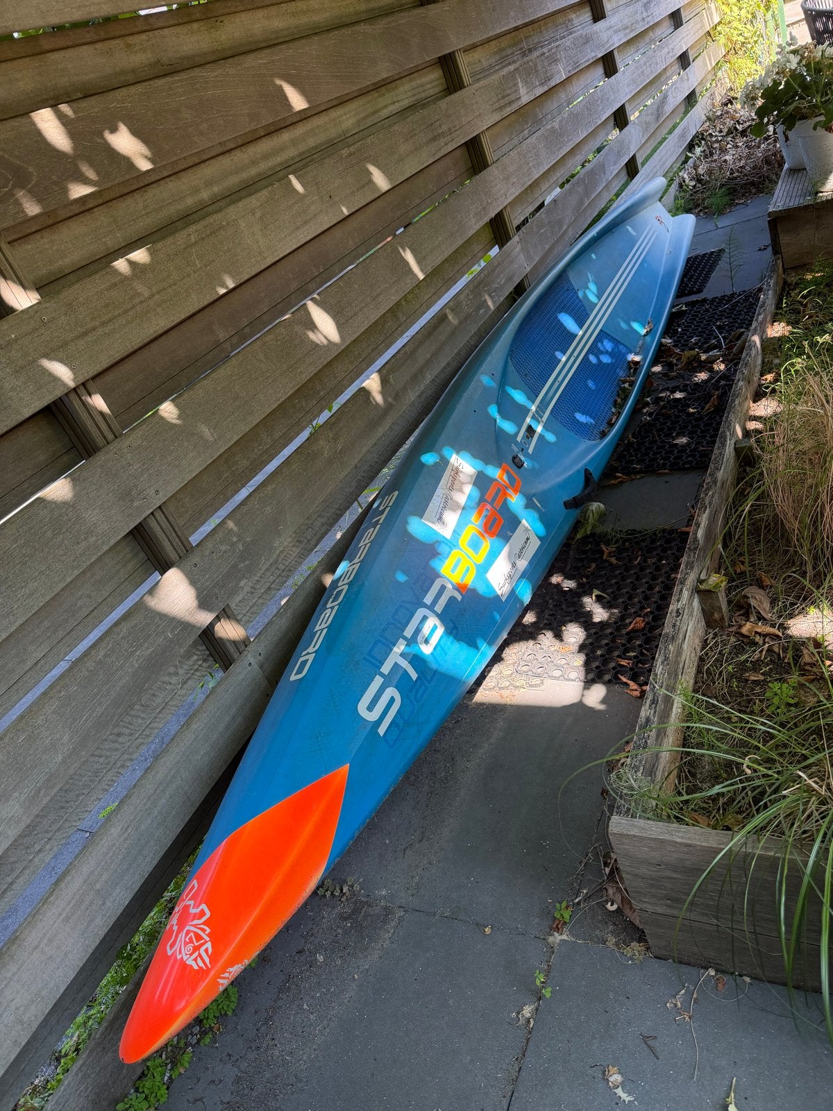 Starboard Sprint 14 ft x 21.5 inch race SUP, Watersport en Boten, Ophalen, Gebruikt, 300 cm of meer, Starboard