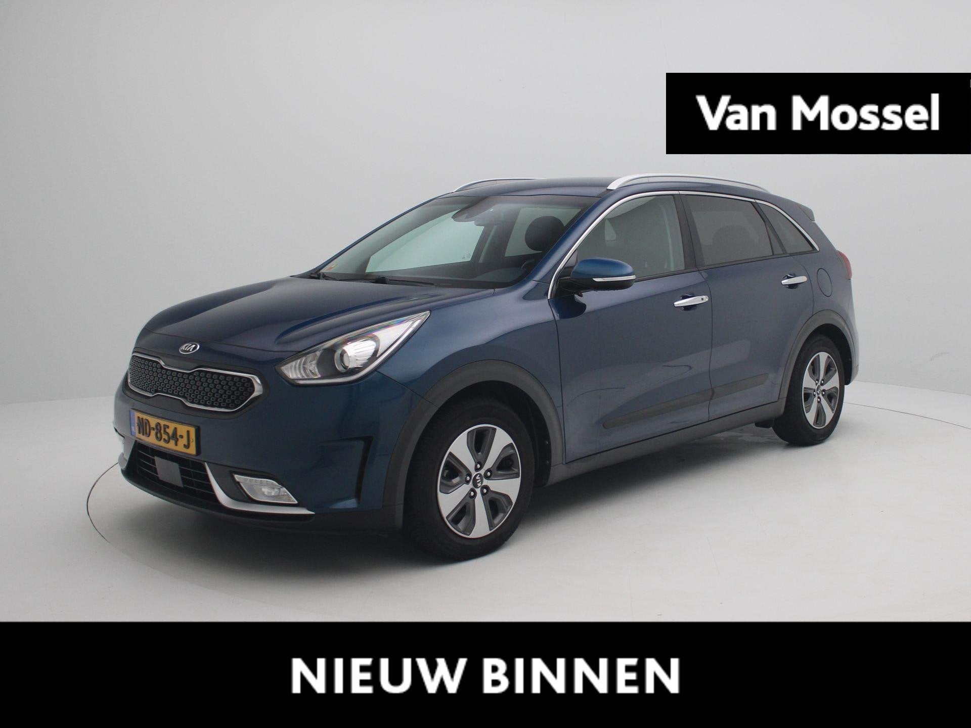 Kia Niro 1.6 GDi Hybrid BusinessLine | Achteruitrijcamera |, Auto's, 12 maanden, Euro 6, Blauw, 26 km/l