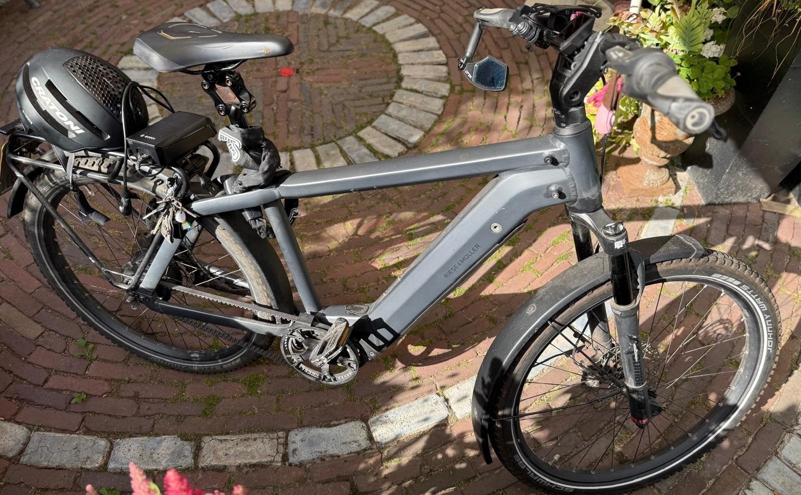 Riese & Müller Charger Mixte 3 GT Vario met Kiox, Fietsen en Brommers, Elektrische fietsen, Gebruikt, 51 tot 55 cm, 50 km per accu of meer