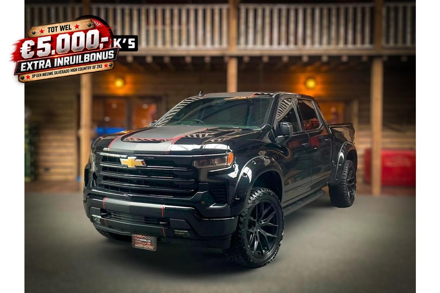 Chevrolet Silverado USA High-Country Full opties Millbrook's, Auto's, Automaat, 8 cilinders, Cruise Control, 4 stoelen
