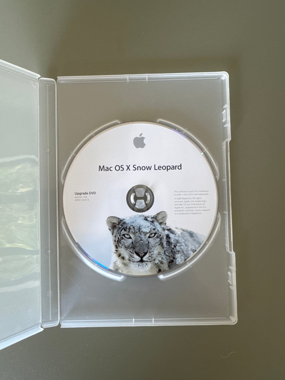 Mac OS X Snow Leopard Upgrade DVD, Computers en Software, Ophalen of Verzenden, Zo goed als nieuw, MacOS